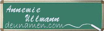 Annemie Ullmann Visitenkarte